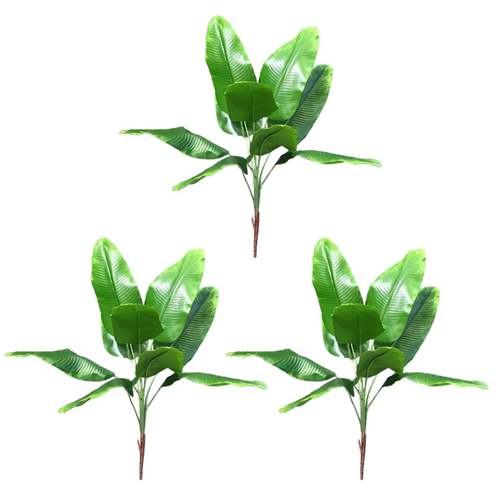 

Искусственные растения 3X, тропические листья, банан, дерево, искусственные пальмы, искусственные листья растений, Декор для дома, улицы, сад...