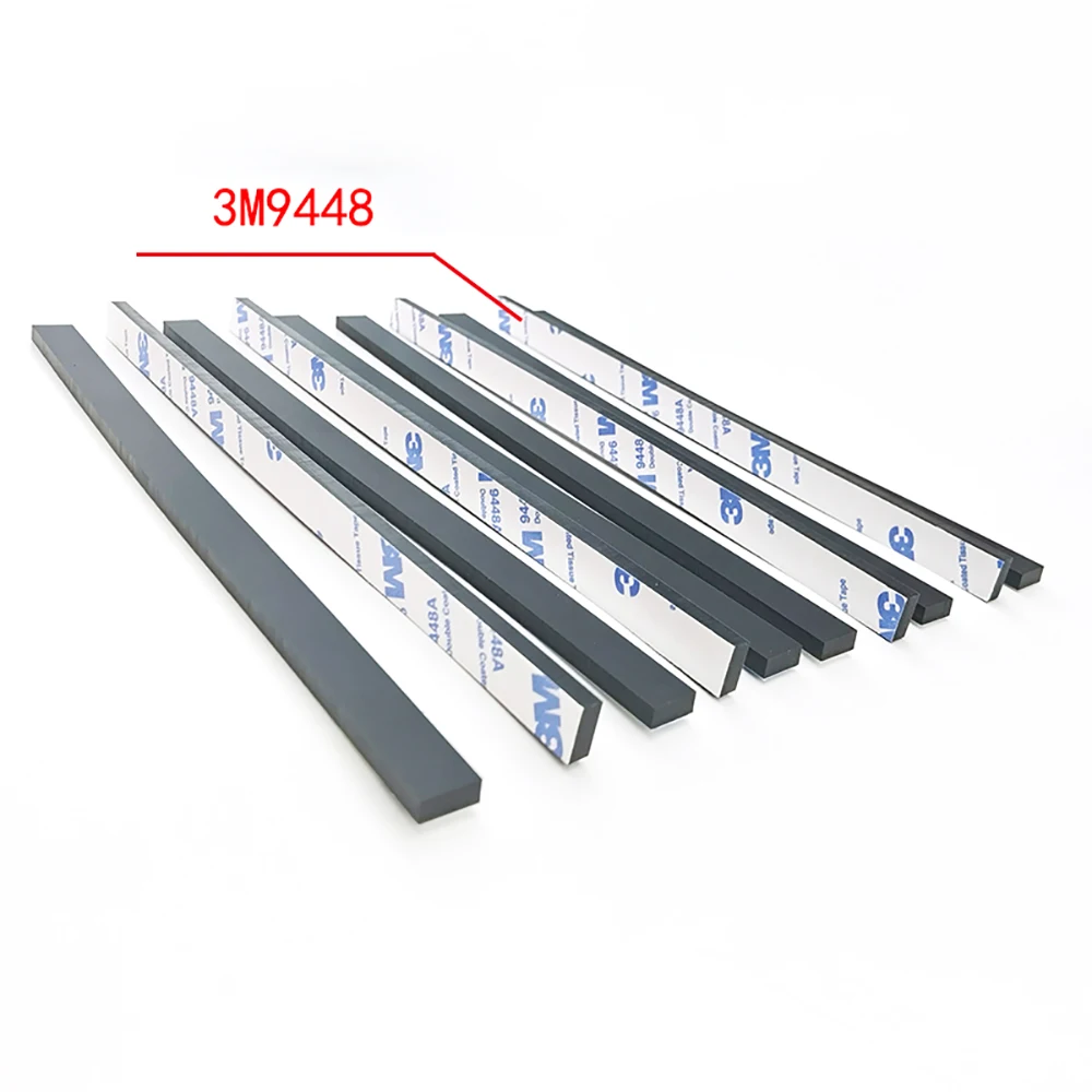 1 шт. черная самоклеящаяся силиконовая резиновая полоса 300x10/20/30x0.5/1/2/3 мм пищевого класса с высокой температурной устойчивостью уплотнительного прокладки.