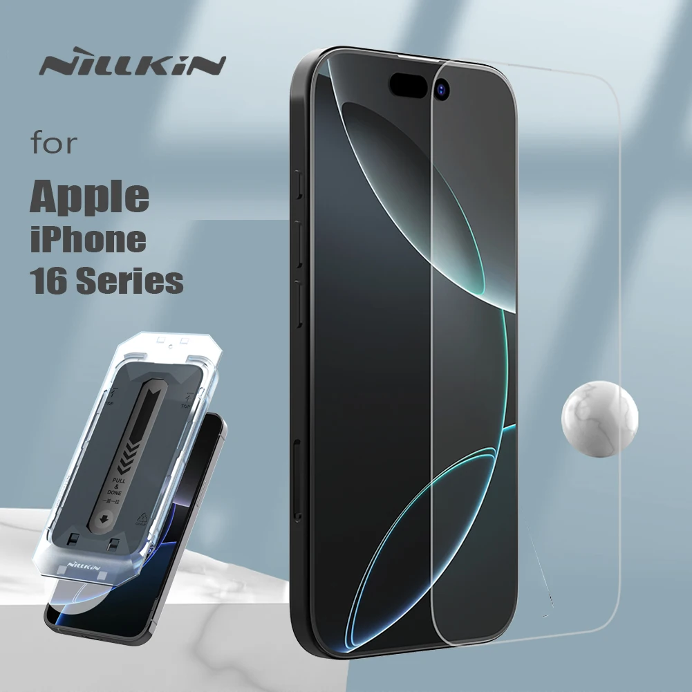 Стекло Nillkin H + Pro для iPhone 16 Max Plus с защитой от пыли 2.5D ультратонкое закаленное