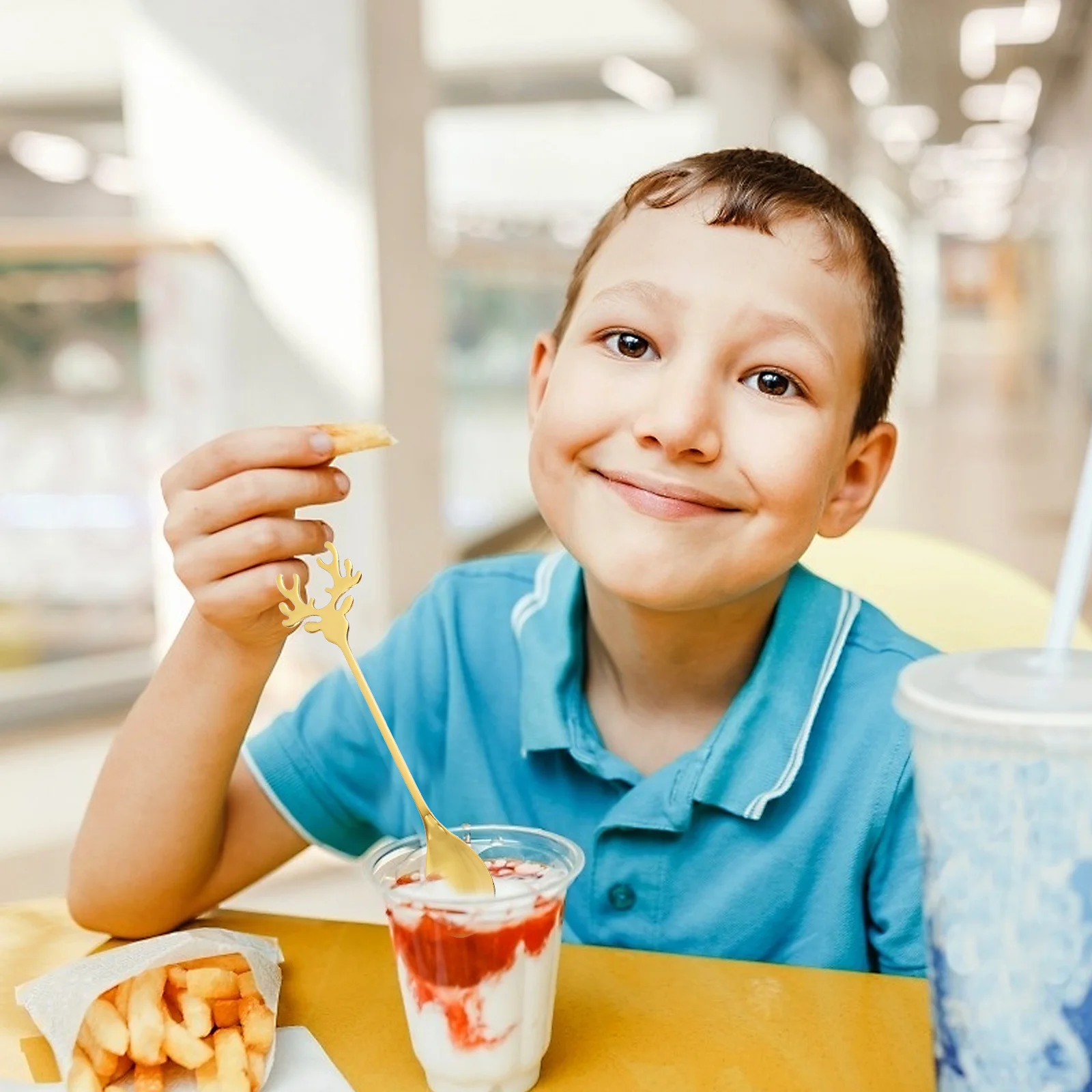 Ложка Рождественская из нержавеющей стали 2 шт.