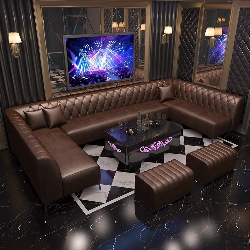 Диван KTV комбинированная музыка тихая барная коробка U-образный угловой
