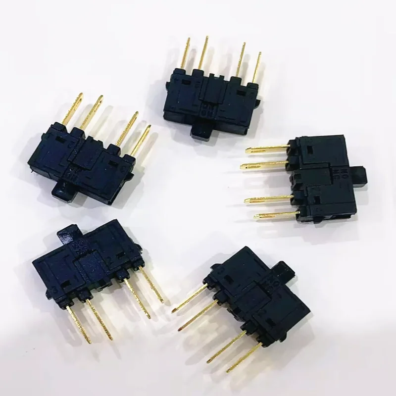 

5 шт. раздельный кнопочный переключатель, контактный серебристый Микропереключатель с одним ВКЛ./ВЫКЛ., нижнее сиденье