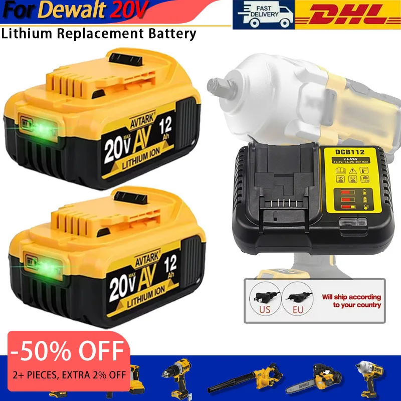 Аккумулятор Camason 20 В для электроинструментов Dewalt 18