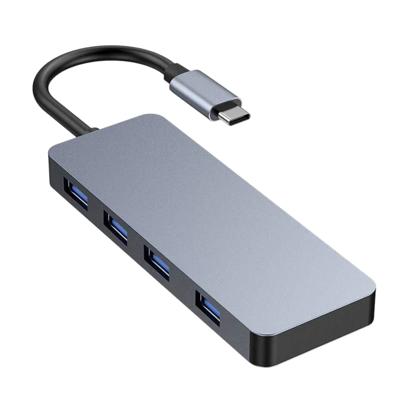 

Док-станция с разъемами USB Type-C и 4 USB-портами