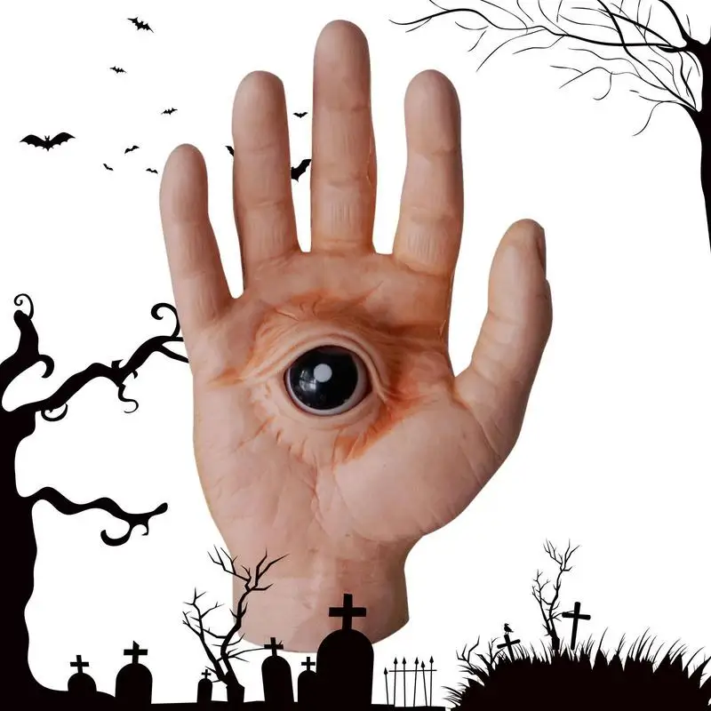 

Bloody Broken Severed Hand Props Fake Devil Eye Halloween Blood Props Reusable Halloween Devil's Eye Props Body Prank Party Prop