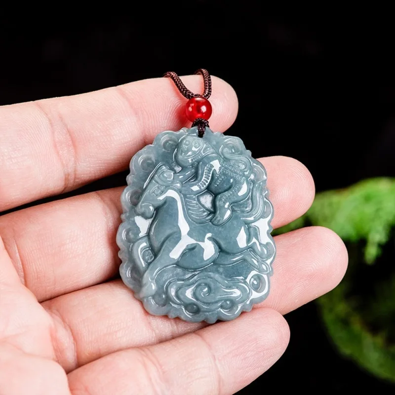 Настоящий натуральный нефрит класса А жадеит для мужчин и женщин подарок