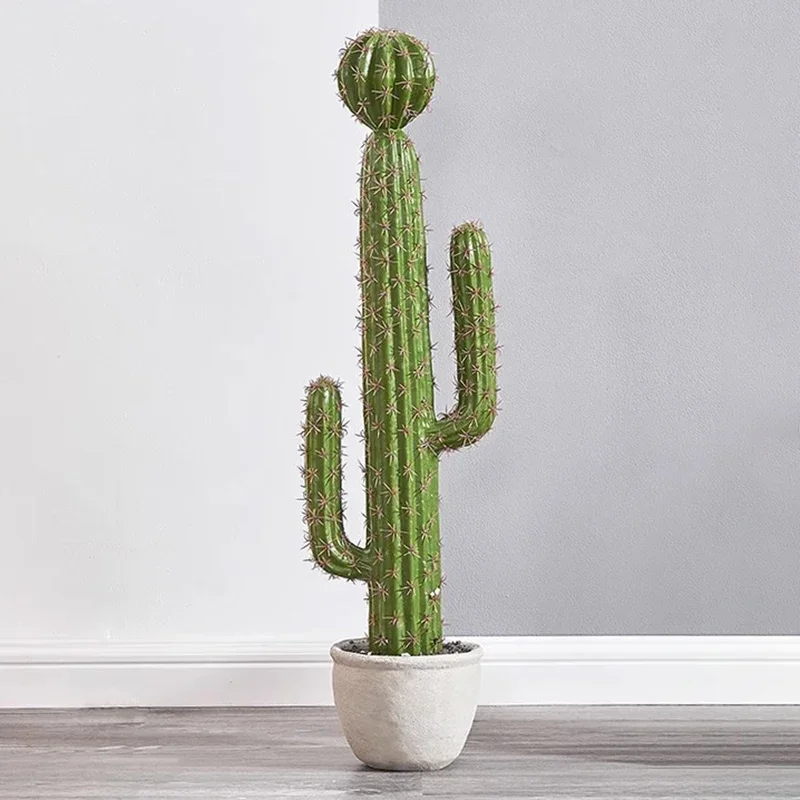 Большие искусственные растения кактуса украшения для гостиной комнатные