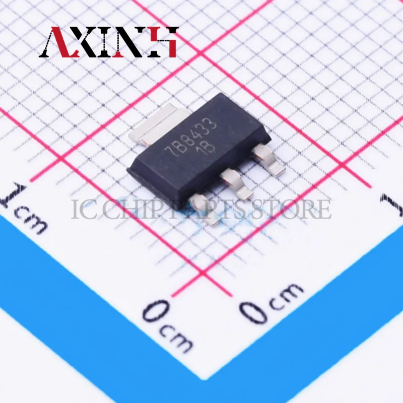 

TPS7B8433QDCYRQ1 5pcs/lots ,SOT-223-4 150mA, 40V Adjustable Low Dropout Regulator Original brand new, In stock
