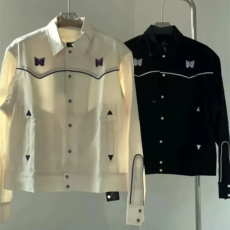 2025ss AWGE куртка в фиолетовую полоску для мужчин и женщин высокое качество