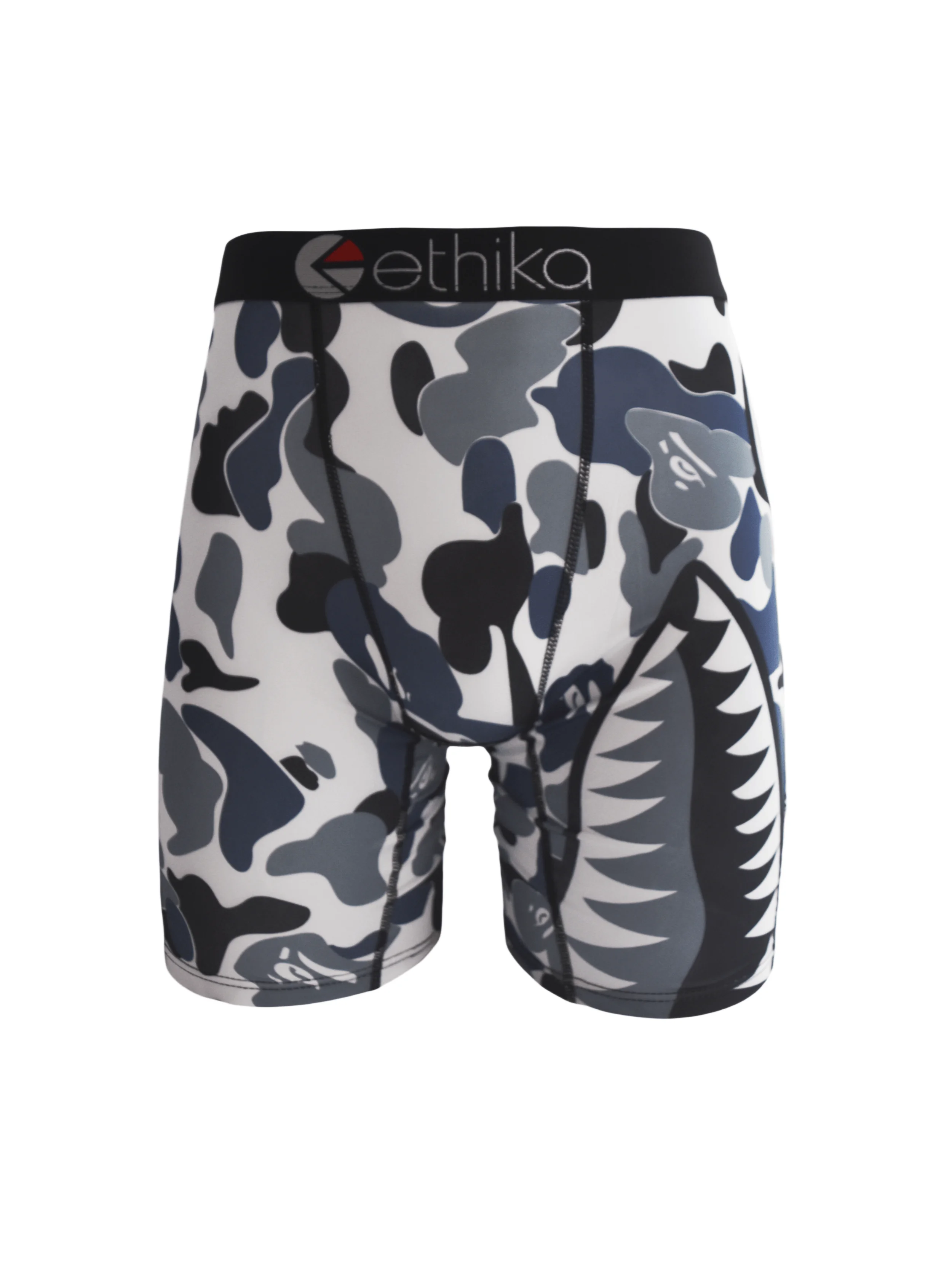 Фото ETHIKA летнее сексуальное мужское нижнее белье боксеры Cueca трусики нижнее белье трусы боксеры дышащие мужские трусы-боксеры с принтом №4