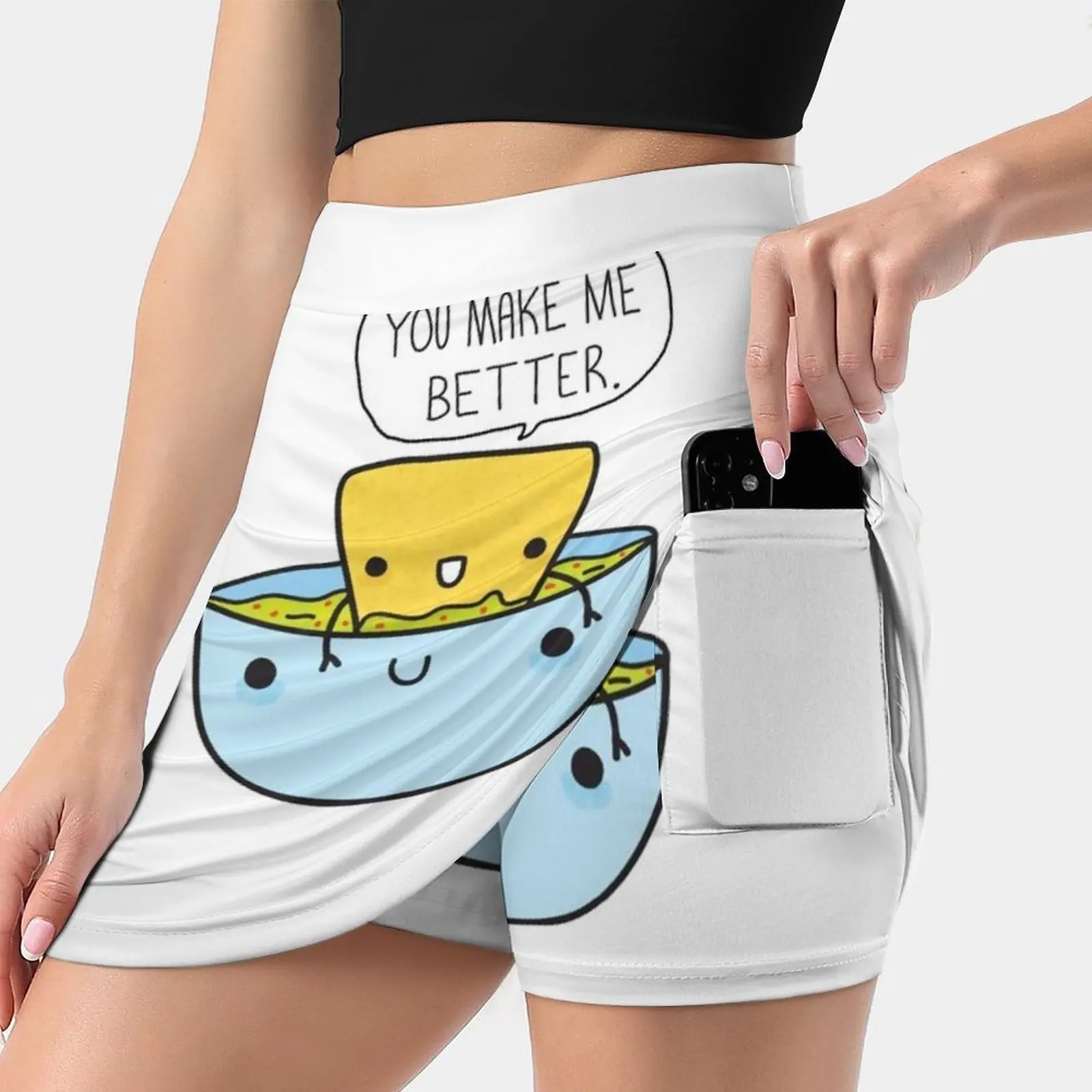 

Женская юбка с карманами чип & Dip, винтажная трапециевидная юбка с принтом, летняя одежда, юмор, чип Dip Love Best Friends