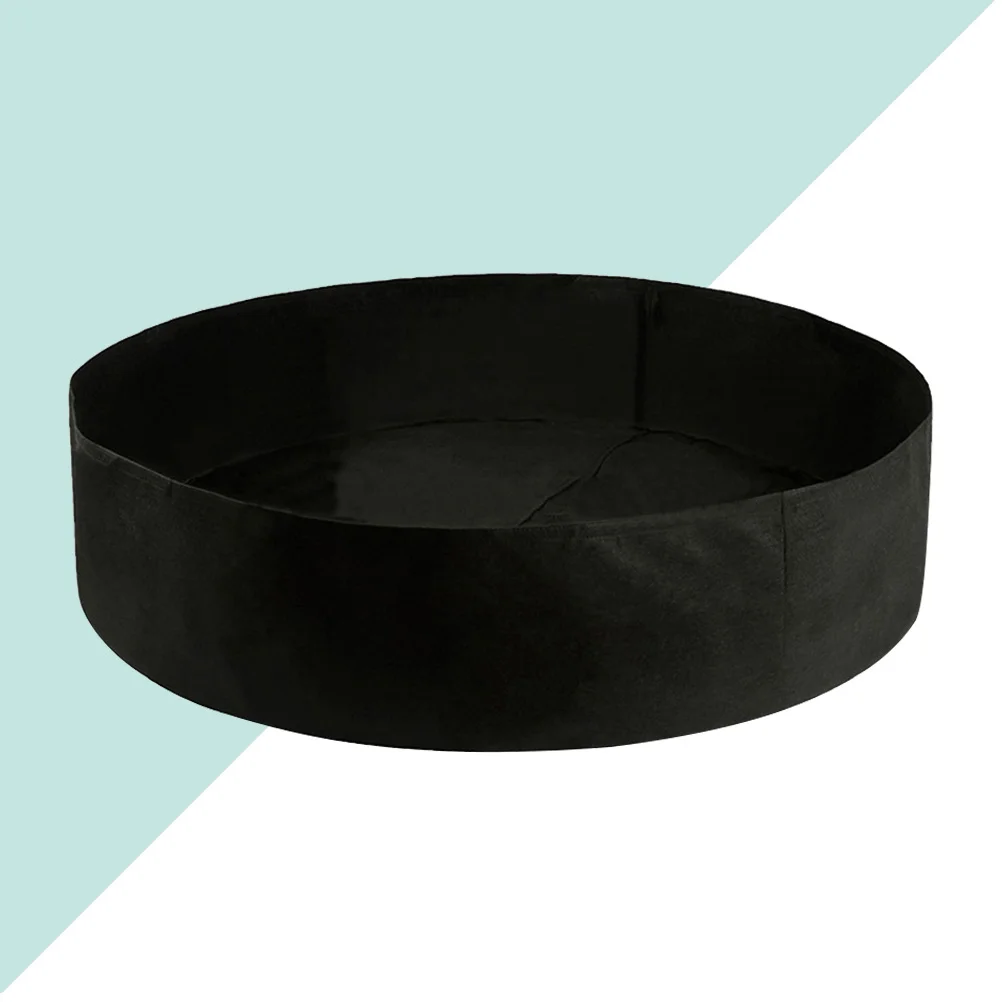 

1PC Felt Planting Bag Round Planting Pouch Practical Gardening Bag Portable Garden Plants Cultivation Bag for Raised bed