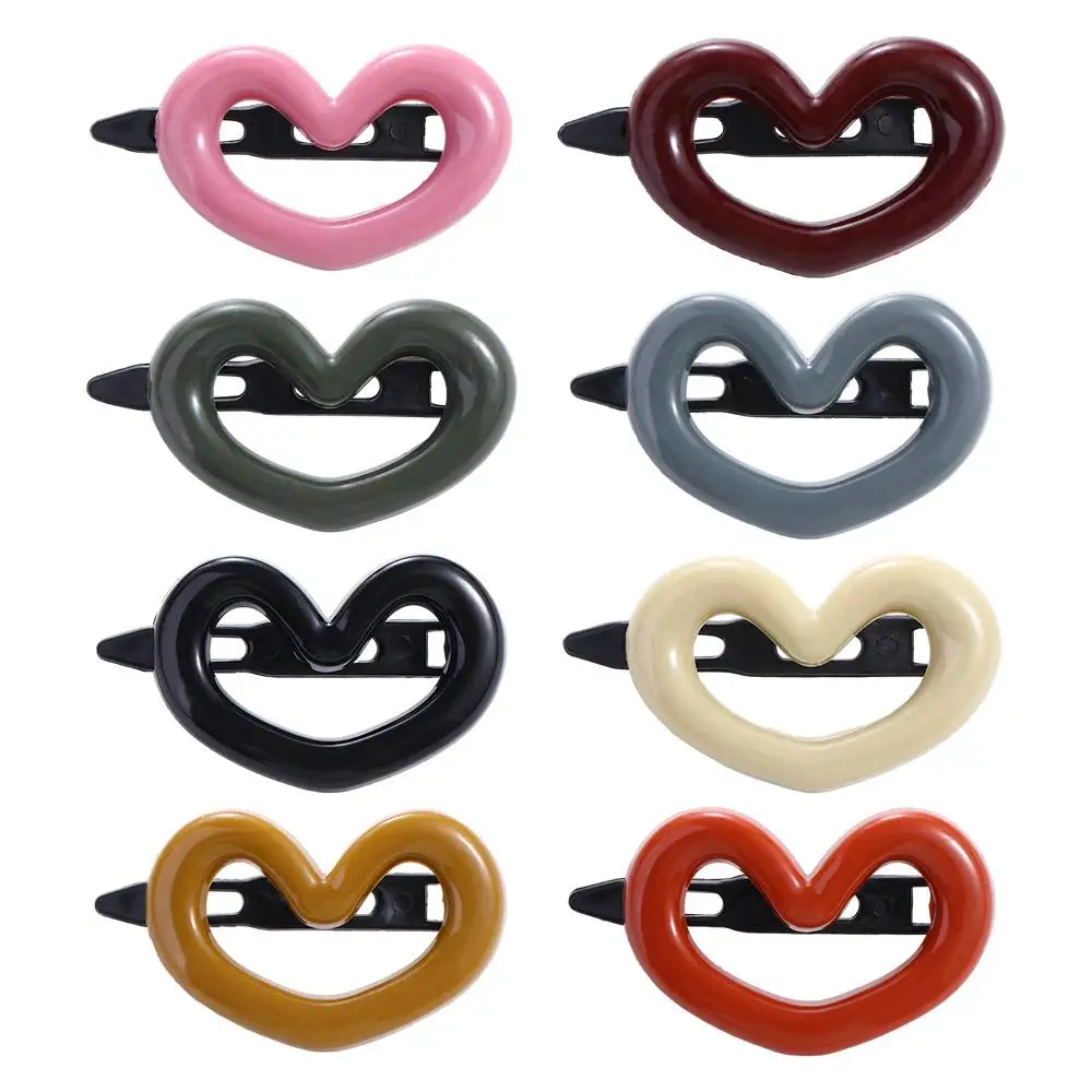 1 шт. розовый сплав заколка Любовь зажим для очищения лица полые головные уборы