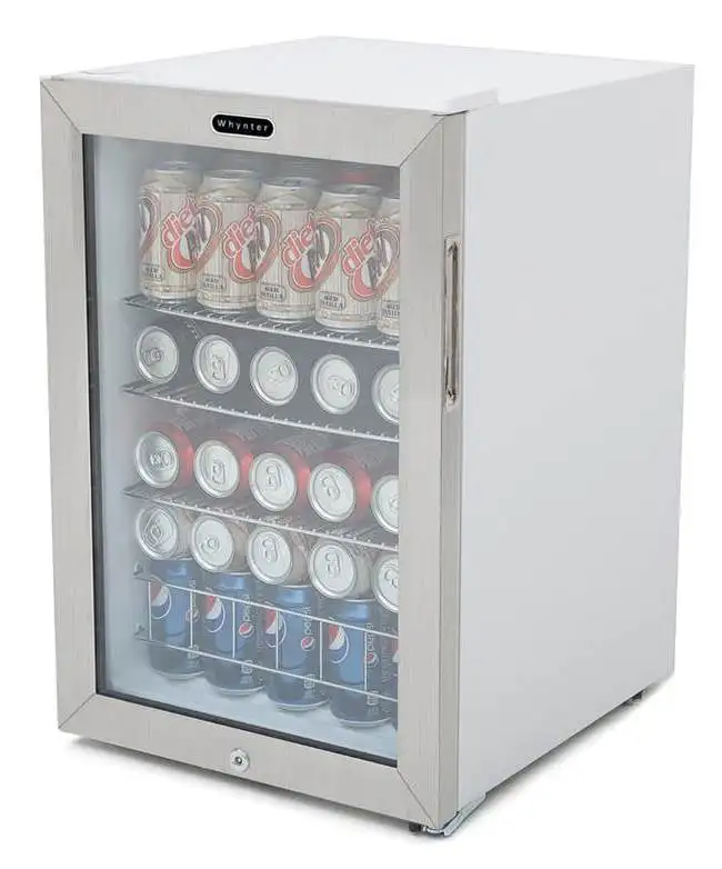 

Cubic Foot 90 Can Beverage Center Espresso coffee maker Milk steam frother Coffee maker Coffee machine Cold brew coffee maker Co