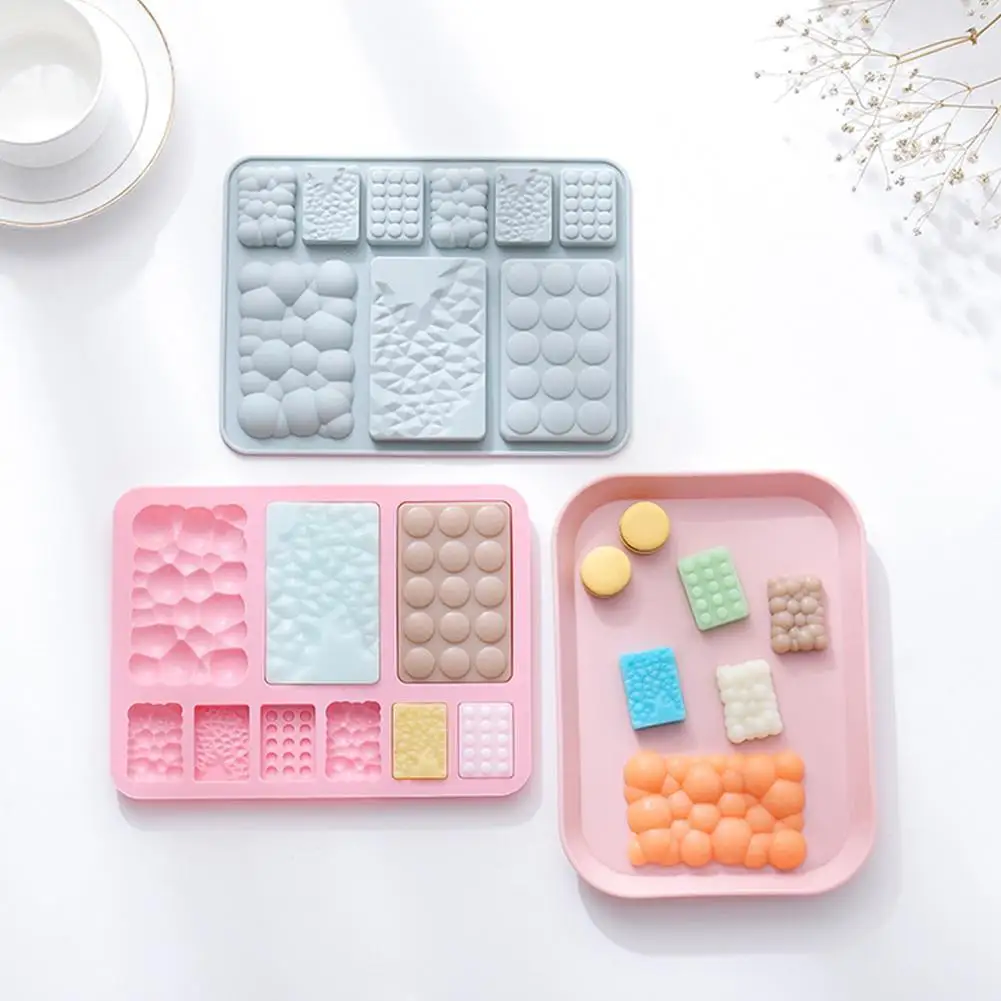 

New Silicone Chocolate Mold DIY Cake Mold Ice Tray Candy Baking Mold Decorating For Kitchen Baking Tools Multifunction