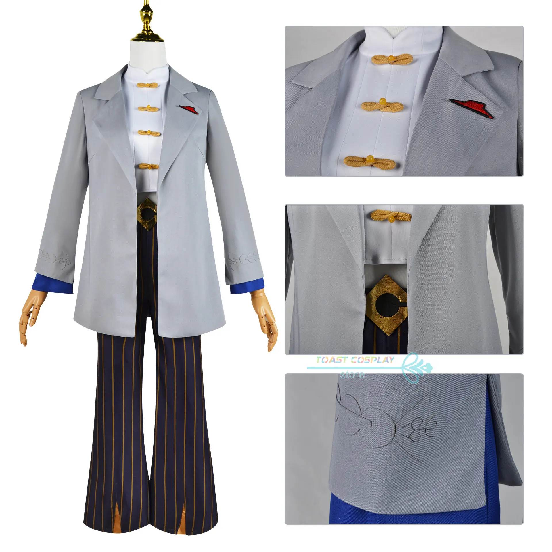 

Genshin Impact Yelan Cosplay Game Costume Sexy Lovely Uniform Halloween Party Handsome Outfit Wome Graceful Role Play Clothing