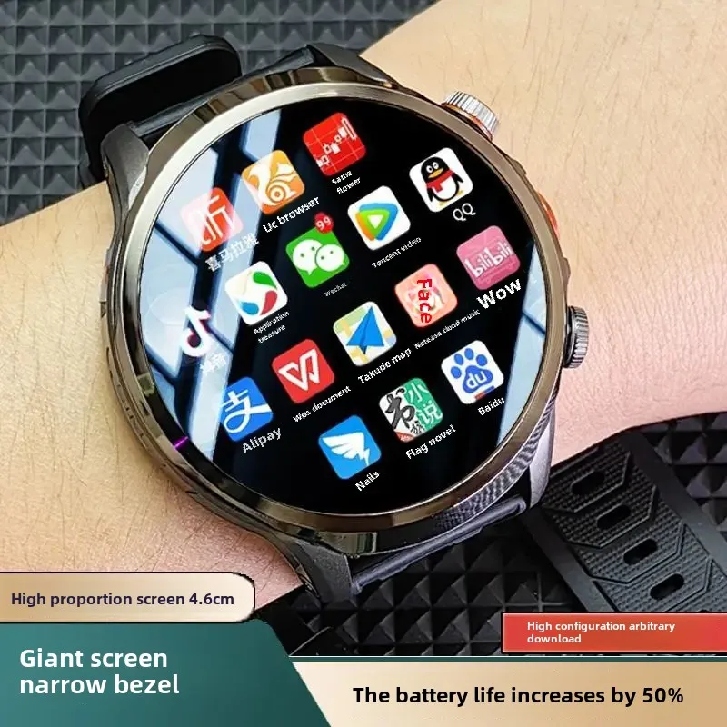 Многофункциональные часы для смартфона взрослых полный слот сетевой карты