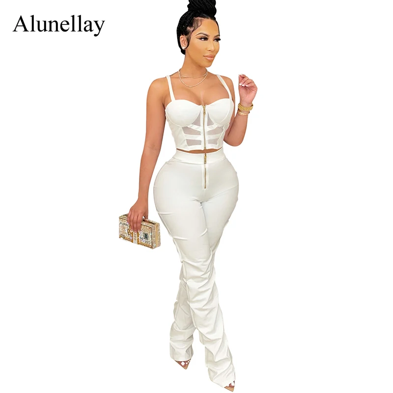 

2022 Summer Rompers Women Jumpsuit Ruched Sexy Night Club 2 Piece Outfits Bodycon Party Strapless Spaghetti Strap Backless Tight