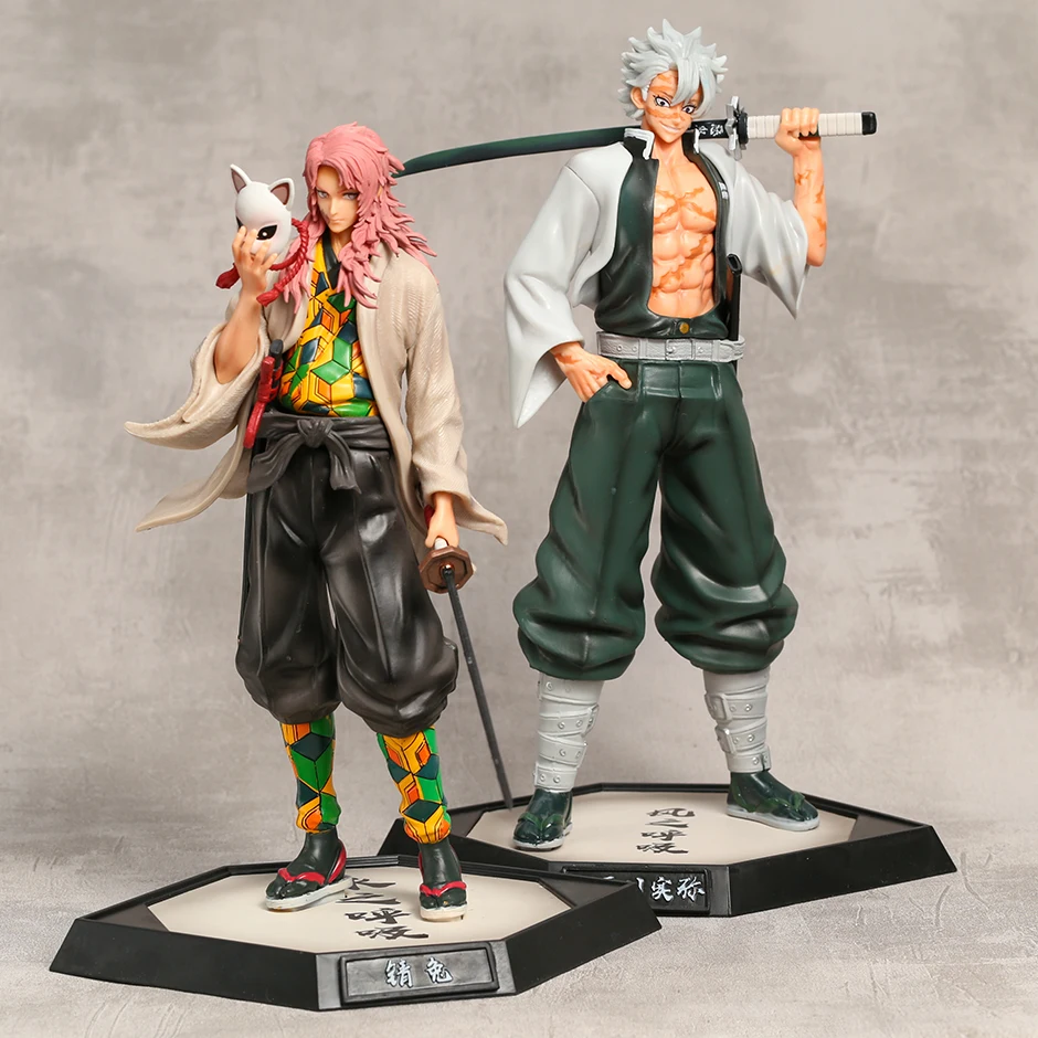 

Demon Slayer Sabito Shinazugawa Sanemi Douma Uzui Tengen PVC Figure Doll Collection Display Toy Model Gift