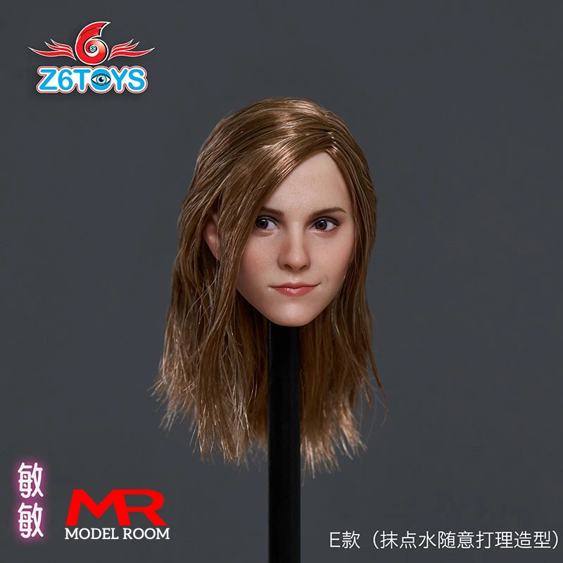 Z6TOYS ZC012 1/6 Эмма Уотсон голова лепка подвижные глаза резьба модель подходит для 12