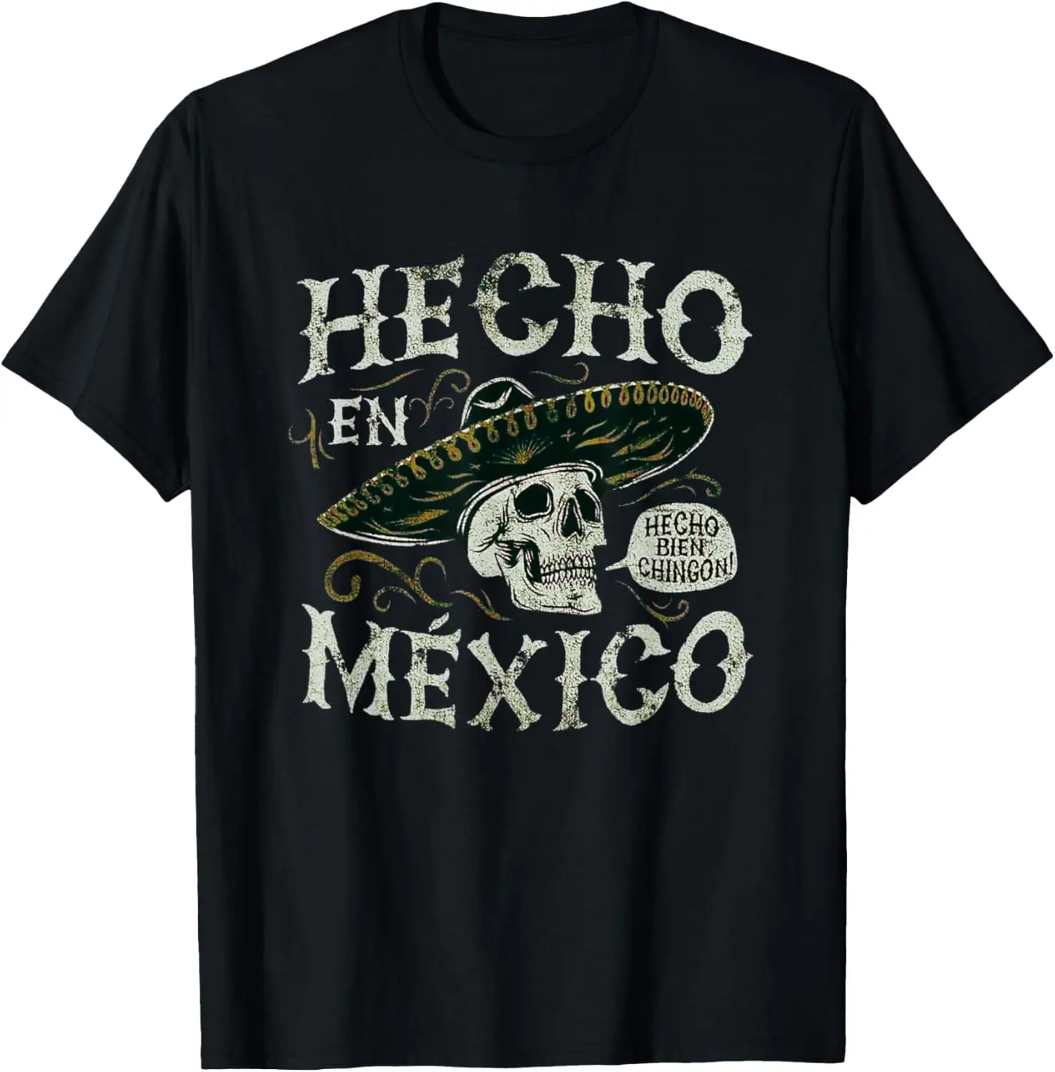 Hecho En Mexico футболка с мексиканской гордостью