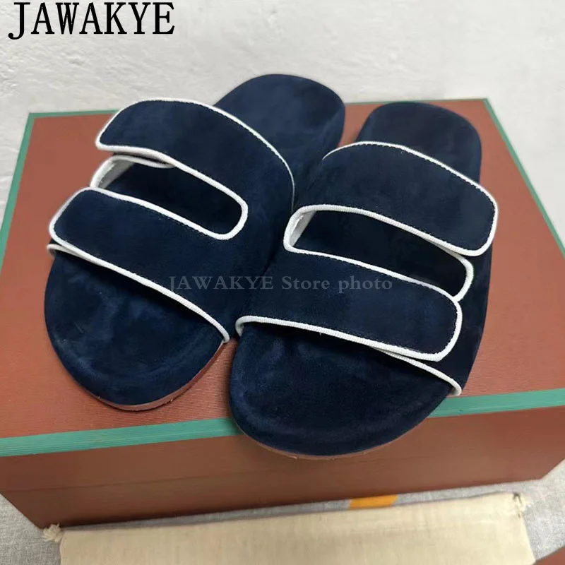 Туфли унисекс замшевые на плоской подошве Повседневные слипоны прогулочная