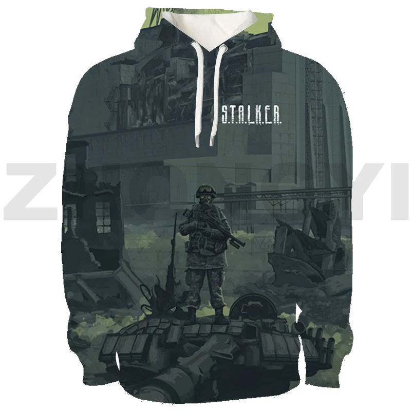 

New 3D S.T.A.L.K.E.R. Толстовка мужская с капюшоном и принтом «Сердце игры»