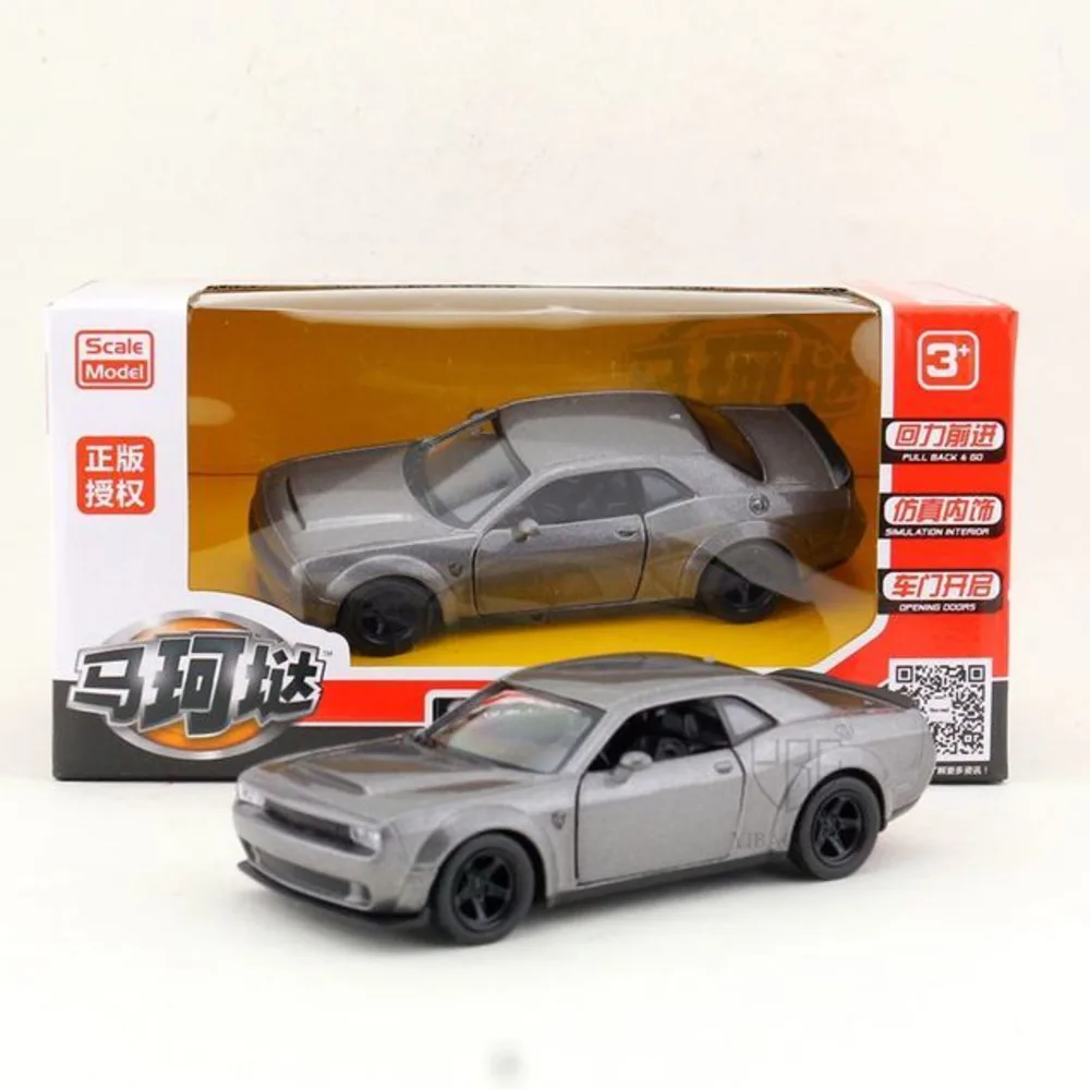 Модель автомобиля Dodge Challenger из сплава 1/36 модель с высокой симуляцией литые
