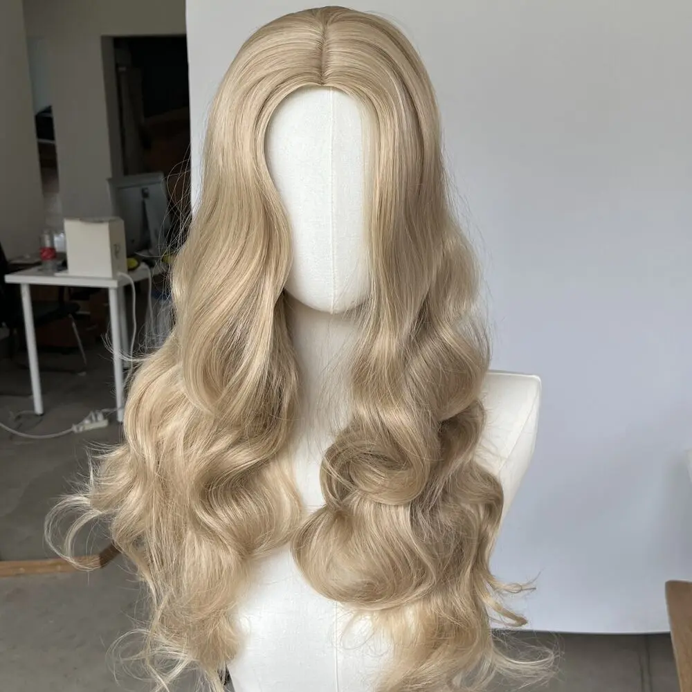 Женские синтетические волосы пепельно-русый косплей парик для вечеринки длинные