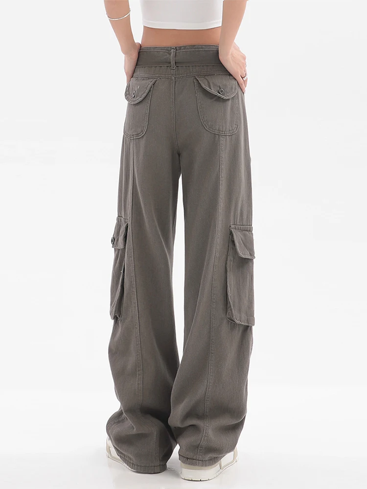 Женские штаны карго боковые карманы хип-хоп повседневные мужские женские