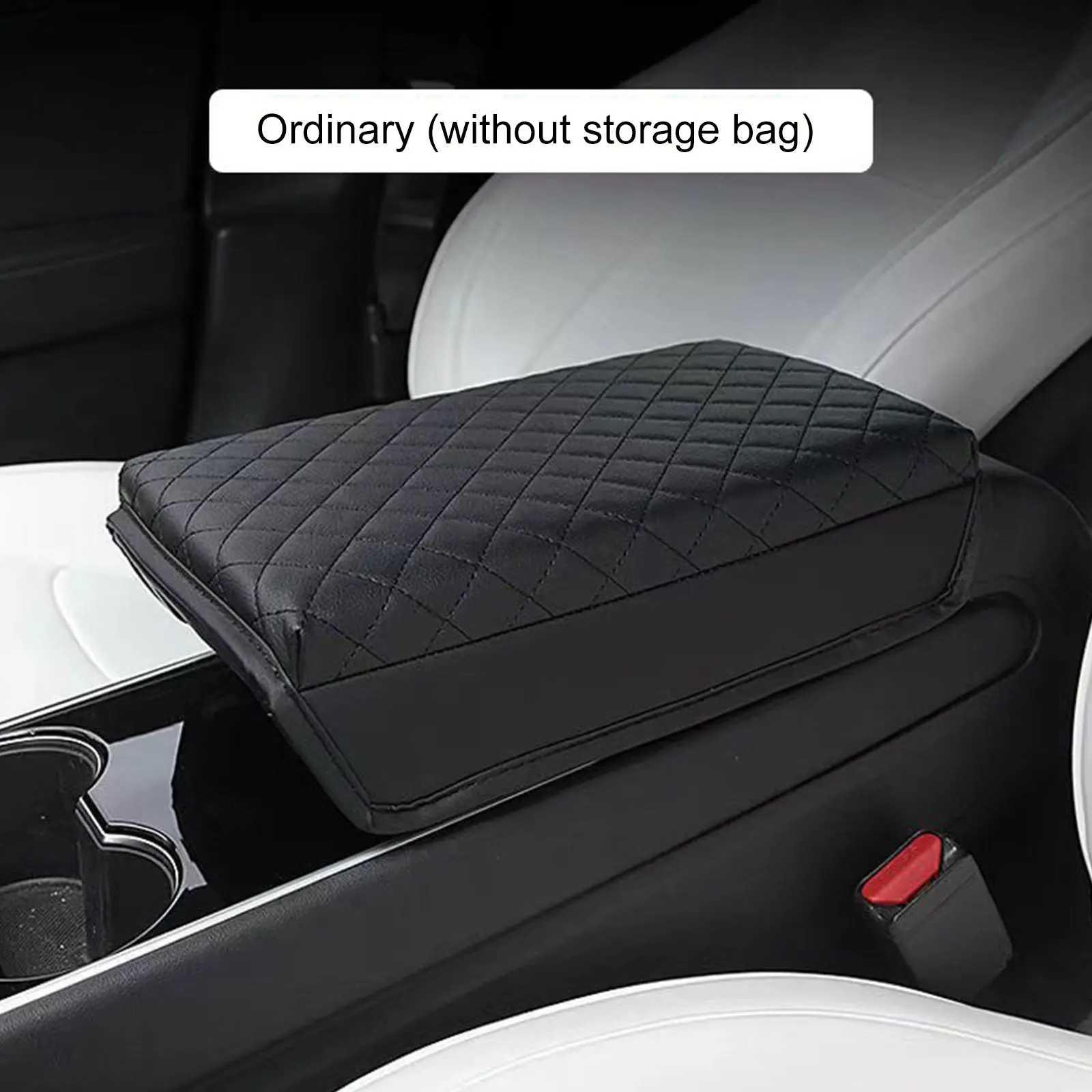 

PU Leather Armrest Cover For Tesla Model 3 Y Center Console Protector Arm Rest Cushion Box Pad Car Accessories