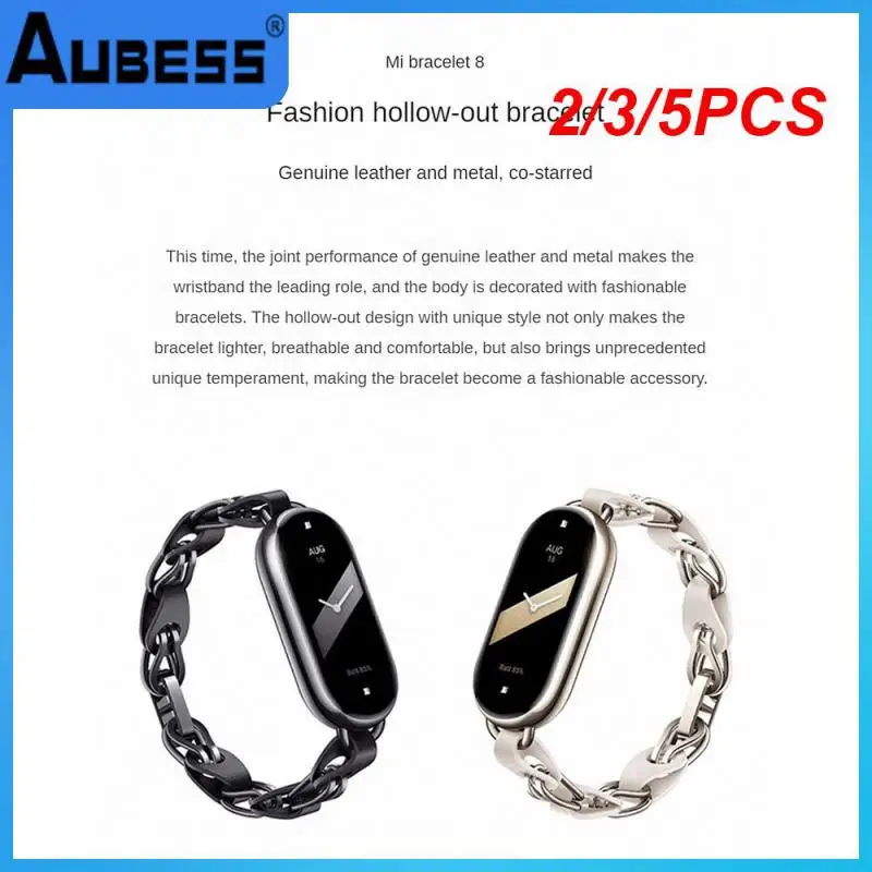 

2/3/5PCS Breathable Watch Band Accessories Fashion Versatile Hollow Out Bracelet Comfortable Wristband