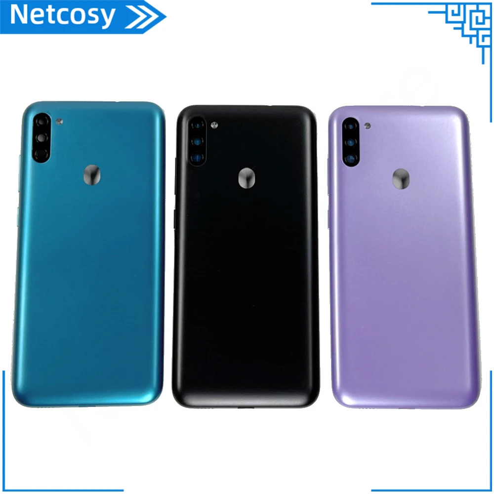 Задняя крышка для Samsung Galaxy M11 SM-M115F SM-M115F/DSN SM-M115M корпус аккумулятора задняя крышка Запасные части