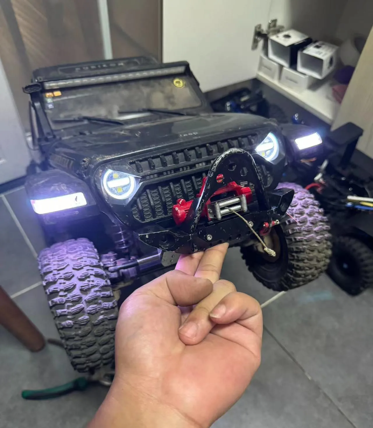 Ralaro MK07 с модернизированным металлическим передним бампером и толщиной адаптера 3