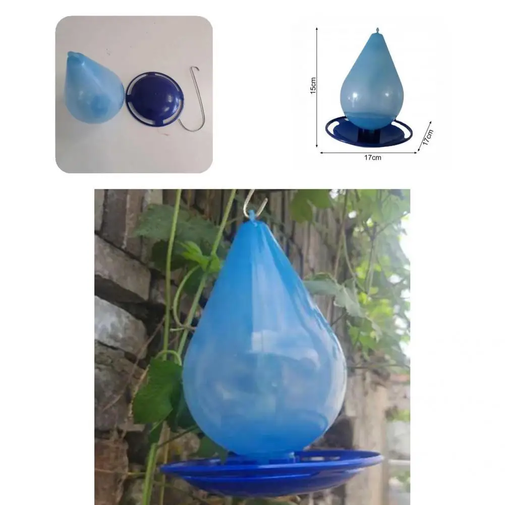 

Синий шикарный эргономичный дизайн подвесной держатель для еды для птиц многоразовый пищевой контейнер для птиц ярко гравированный для лу...