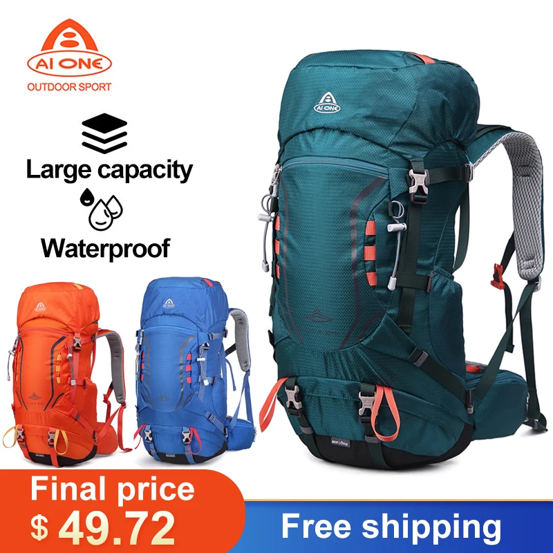 

40L Ultralight Camping Backpack Climbing Sports Bag Nylon Outdoor Mountaineering Hiking Backpack Waterproof Trekking Backpack