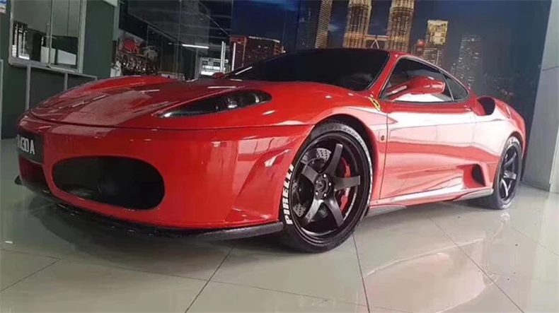 Комплект из юбки и спойлера ДЛЯ Ferrari 430 настоящего углеродного волокна