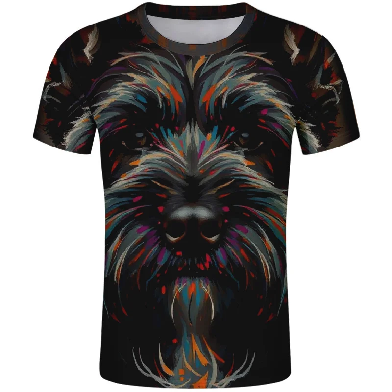 Футболка BOUVIER DES FLANDRES-VLAAMSE KOEHOND с собакой YMGHJRWN