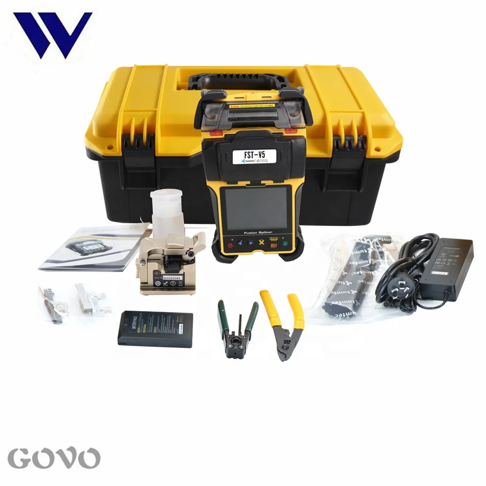 

GOVO 3,5 "сенсорный экран Tumtec FST-V5 mini сварочный аппарат для сварки оптоволокна