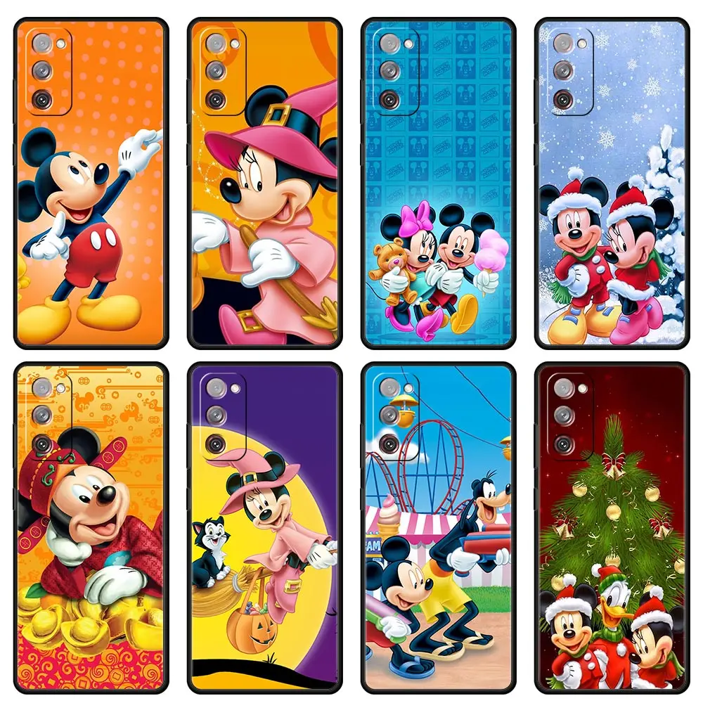 

Mickey Mouse Anime Samsung Galaxy Case for S20 FE S21 Ultra S10 Plus S9 S8 S7 S10e S22 Phone Cover Shell Back Bumper Bag