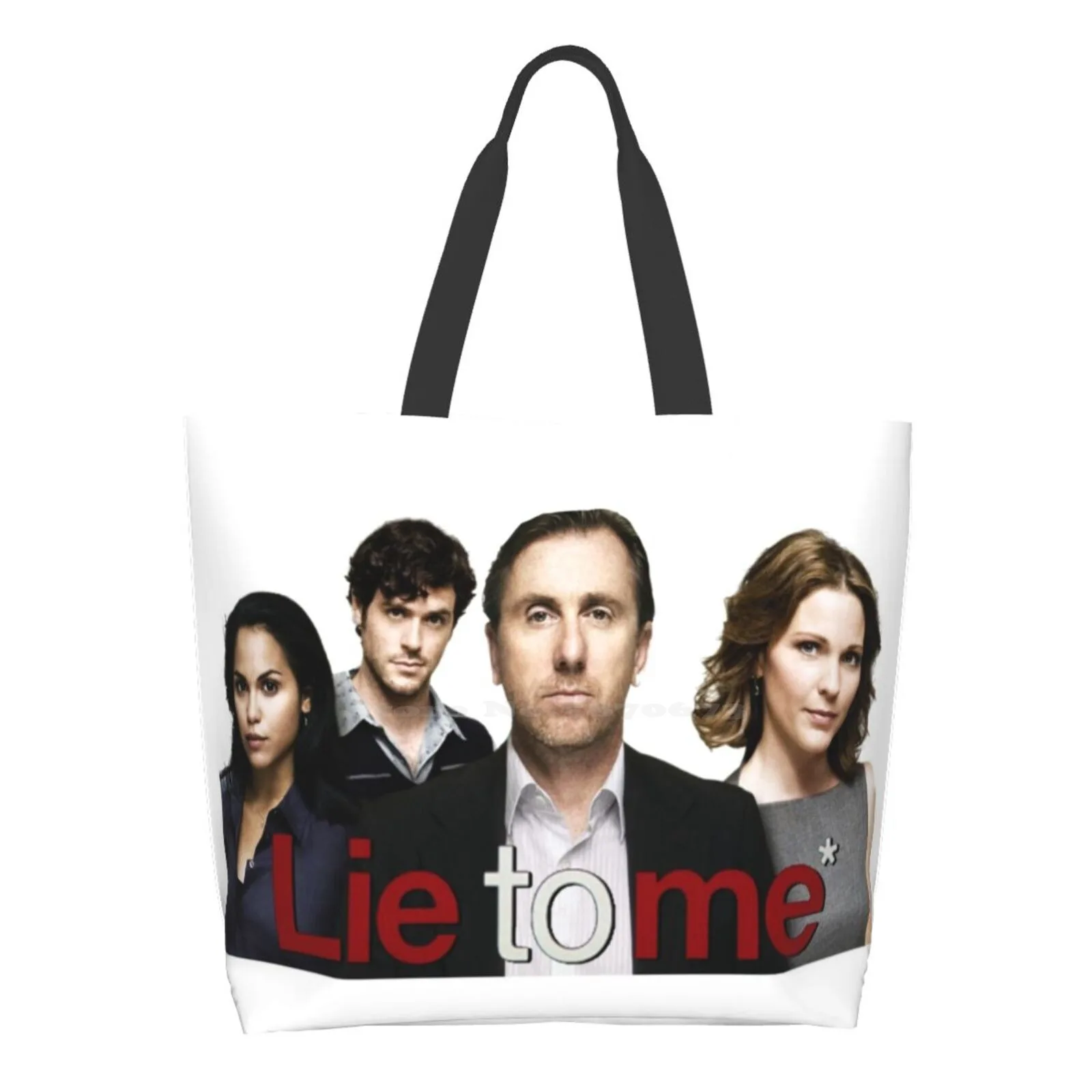 

Сумка-тоут большого размера с логотипом «Lie To Me»