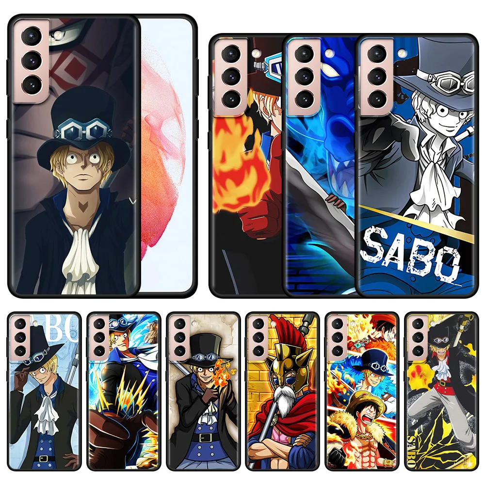 

One Piece Sabo Luffy Zoro Case For Samsung Galaxy S22 S21 S20 Ultra FE S22 S21 S20 S10 S9 S8 Plus S10e Note 20Ultra 10 Plus