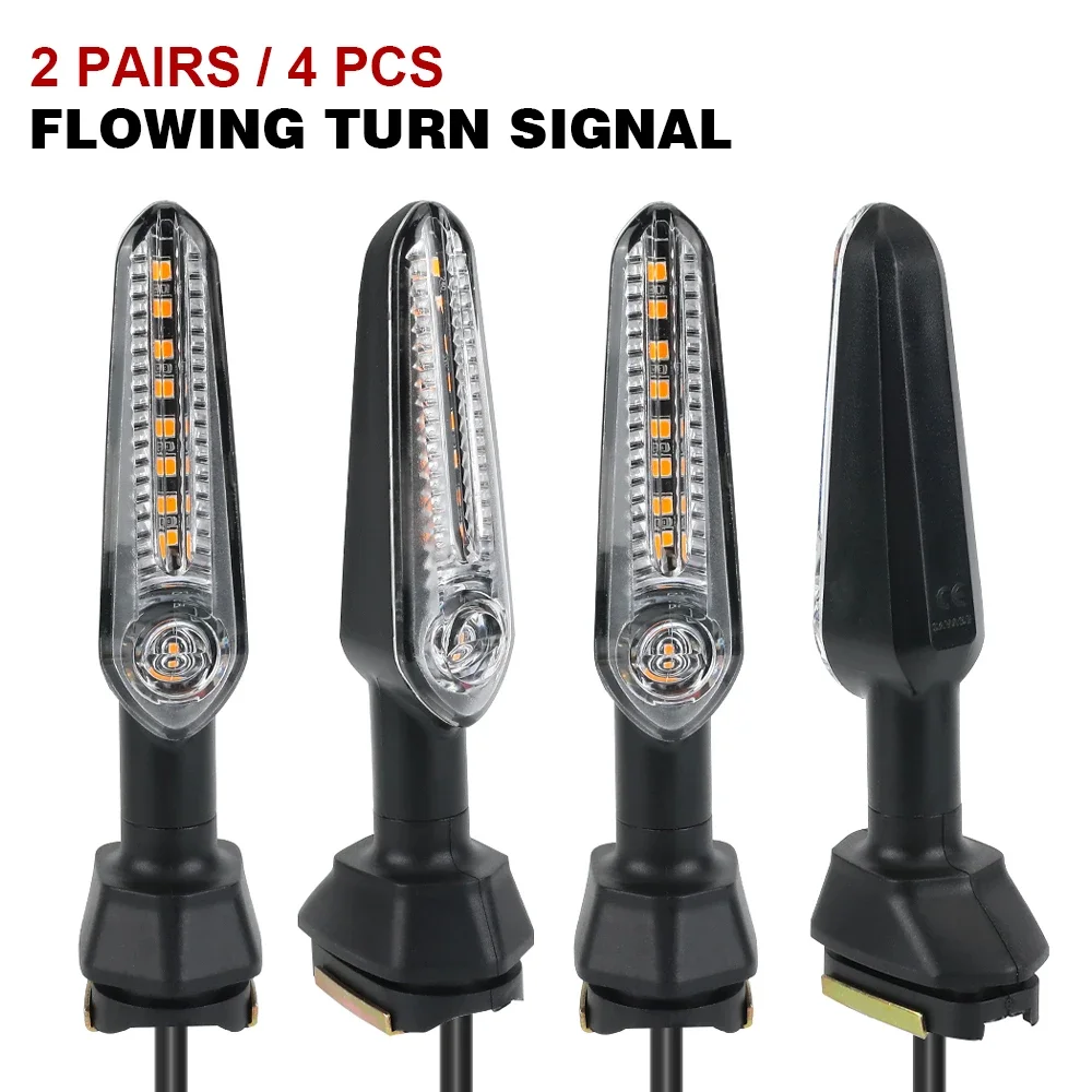 

Светодиодный поворотный сигнал, движущийся дневной свет для KAWASAKI Z1000, Z900, Z650, Z400, Z125, Versys-X 300, мотоциклетная мигающая лампа, направленная мигающая лампа