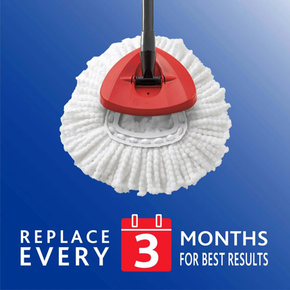 2 шт. многоразовые моющиеся сменные насадки для швабры Vileda |