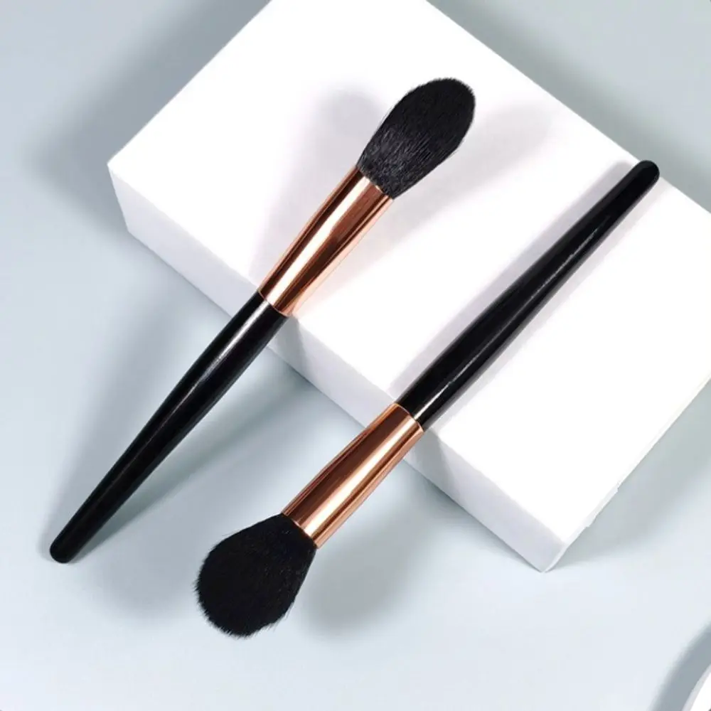 

Удобная ручка для румян, натуральная Бриллиантовая кисть для размазывания пудры, косметическая кисть для лепки, Кисть для макияжа
