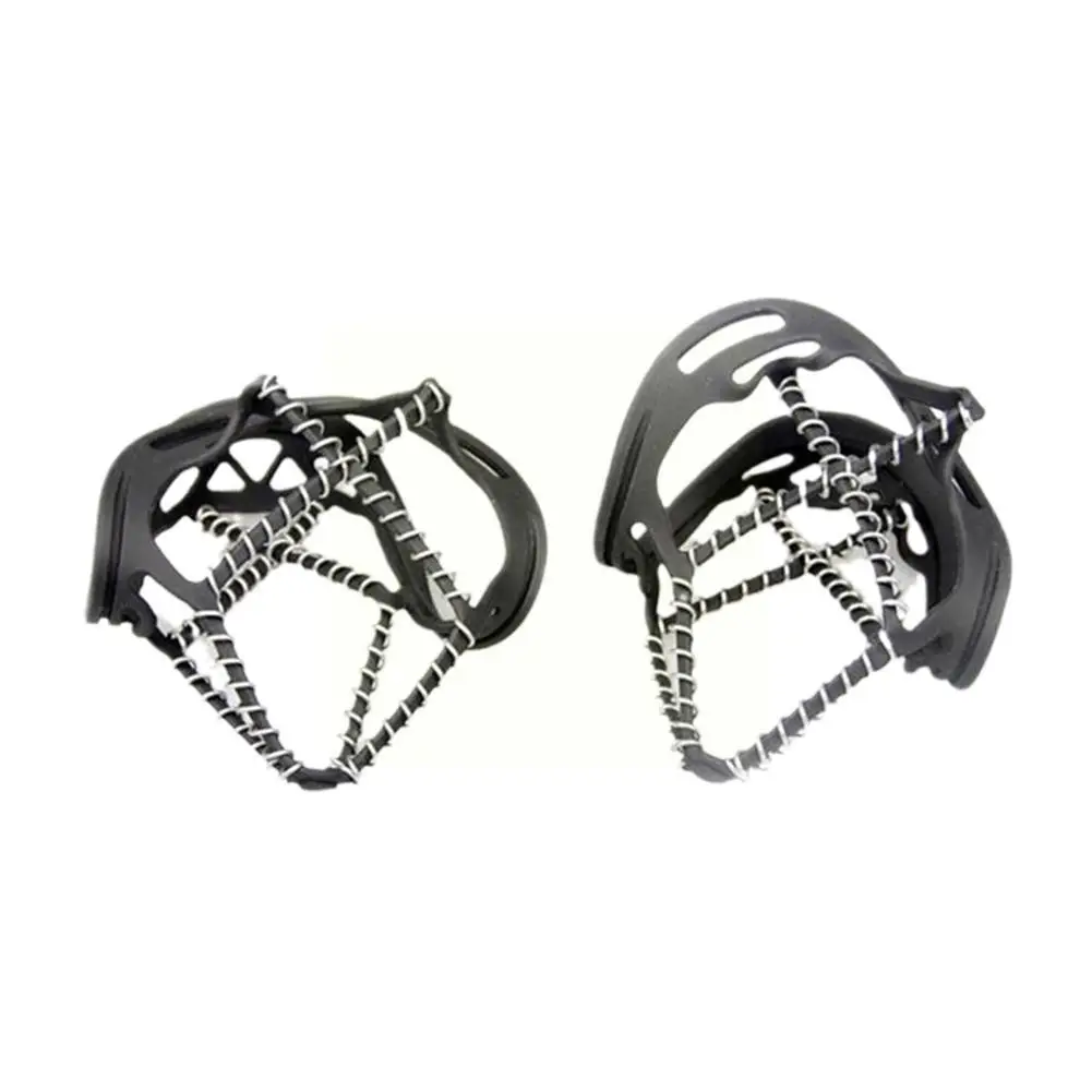 

Нескользящие Чехлы для обуви для ледяной погоды, зимние походные и прогулочные скобы для снега, льда, скалы, противоскользящие аксессуары ...