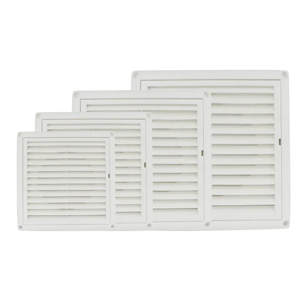 Решетка Вентиляционная белая из АБС-пластика 100-200 мм 1 шт.