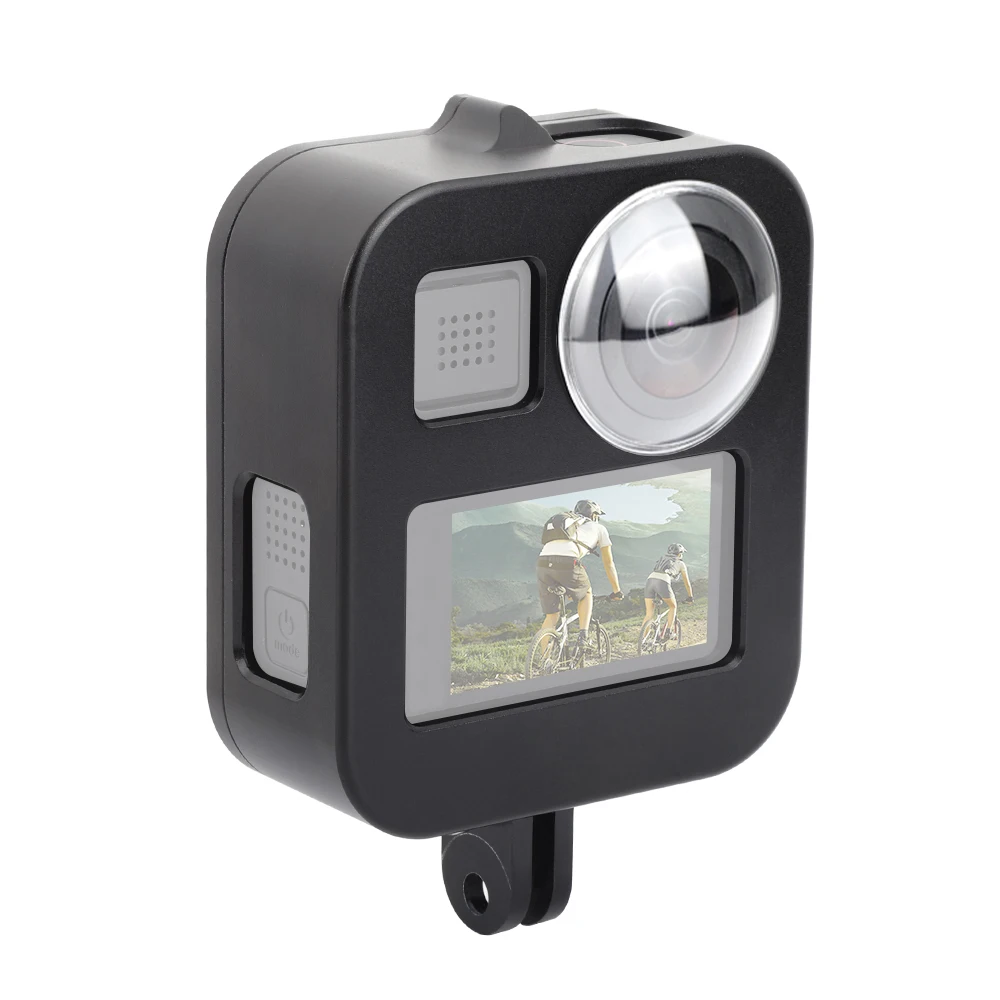 

CNC Machining Aluminum Alloy Protective Protection Cage &Lens Cap for GoPr