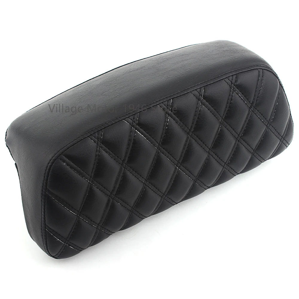 Черная кожаная накладка на спинку мотоцикла Chopped Tour Pack для Harley Touring Tri Glide