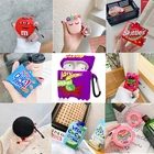 Мультяшный милый 3D чехол с шоколаднымпеченьем, Забавный чехол для Air Pods 3 2021 с крючком для ключей, мягкие силиконовые чехлы для Airpods 1 2 podairpro